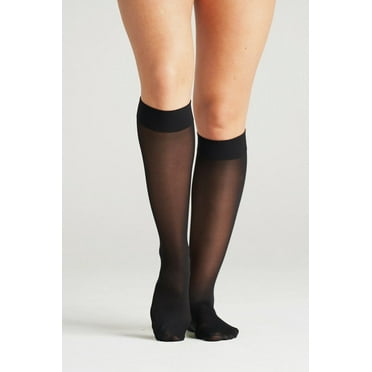 On the Go Women's Trouser Sock (1 Pair, Black Opaque)
