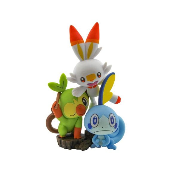 Scorbunny & Sobble Pokemon Collector's Box Figurine Grookey