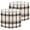 Color 1, variant on Linen Drum Lamp Shades Red White Buffalo Check Picnic Plaid Gingham Classic Summer 13" x 13" x 10" Lampshade for Table Lamps Floor Lamps Lamp Shade Replacement Easy Assembly Required