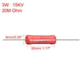 thumbnail image 2 of 3W Power Rating 30M Ohm High Voltage Glass Glaze Film Resistors 2 Pcs, 2 of 4