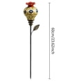 thumbnail image 5 of CHJK Vintage Ceramic Hummingbird Feeder Garden Stake, Resin Flower Finch Bird Feeders for Outdoors for Garden, Yard, Deck, 5 of 8