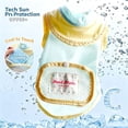 thumbnail image 5 of Cooling Dog Vest with Ice Pack Pocket, Breathable Mesh Summer Jacket with Matching Leash, Adjustable Pet Cooling Apparel for Hot Weather Walks(Light Blue,L), 5 of 5