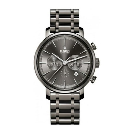 Rado Men's Diamaster 45mm Grey Ceramic Band & Case Sapphire Crystal Automatic Analog Watch R14076112
