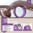 thumbnail image 5 of Overmont Yoga Wheel Set 3 Pack Yoga Foam Roller Perfect for Back Pain Backbends & Stretches Increase Strength & Flexibility, Massage Ball Included, 5 of 7