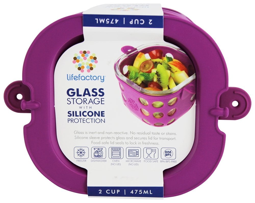 Lifefactory - Glass Food Storage & Cookware (1 cup) – RG Natural Babies and  Toys