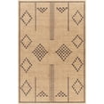 thumbnail image 2 of Hauteloom Fathi Recycled Material Living Room, Bedroom Machine Washable Area Rug - Traditional, Transitional - Tan, Taupe, Off White - 3' x 5', 2 of 8