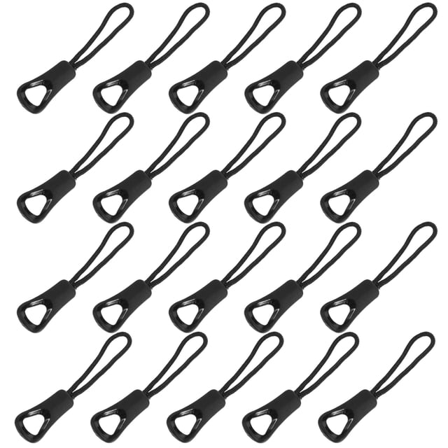 20 piezas útiles de cuerdas para tirar de la cabeza de la cremallera, cables para tiradores de cremallera, accesorios para mochilas