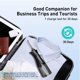 thumbnail image 3 of Irrigador bucal inal&#2013265921mbrico COSLUS: 4 modos, port&#2013265921til, dep&#2013265923sito de 300 ml, resistente al agua IPX7, ideal para viajes en casa, color negro C30 (FC536, 3 of 7