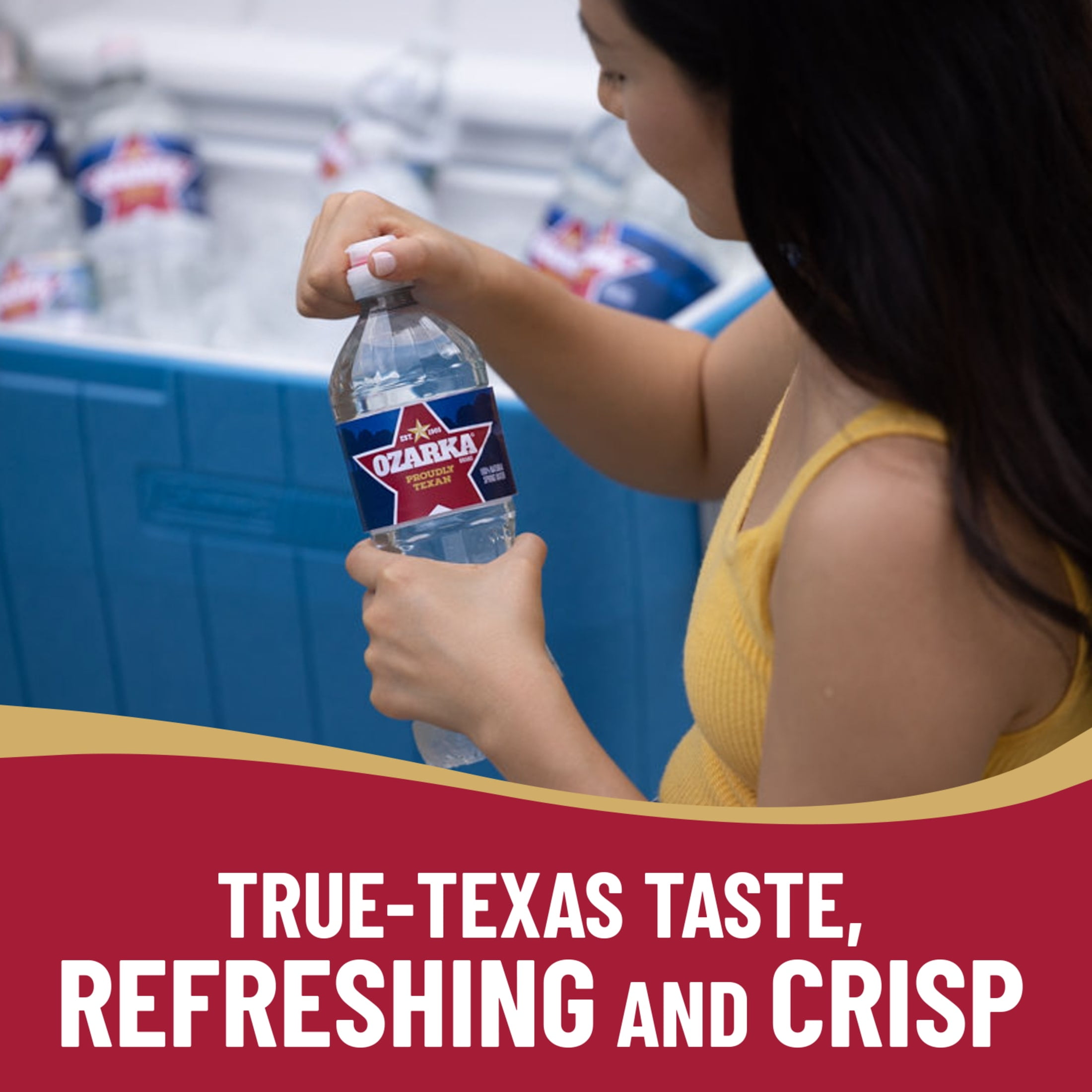 Ozarka Texas Spring Water, 1 Gal, Single Plastic Jug