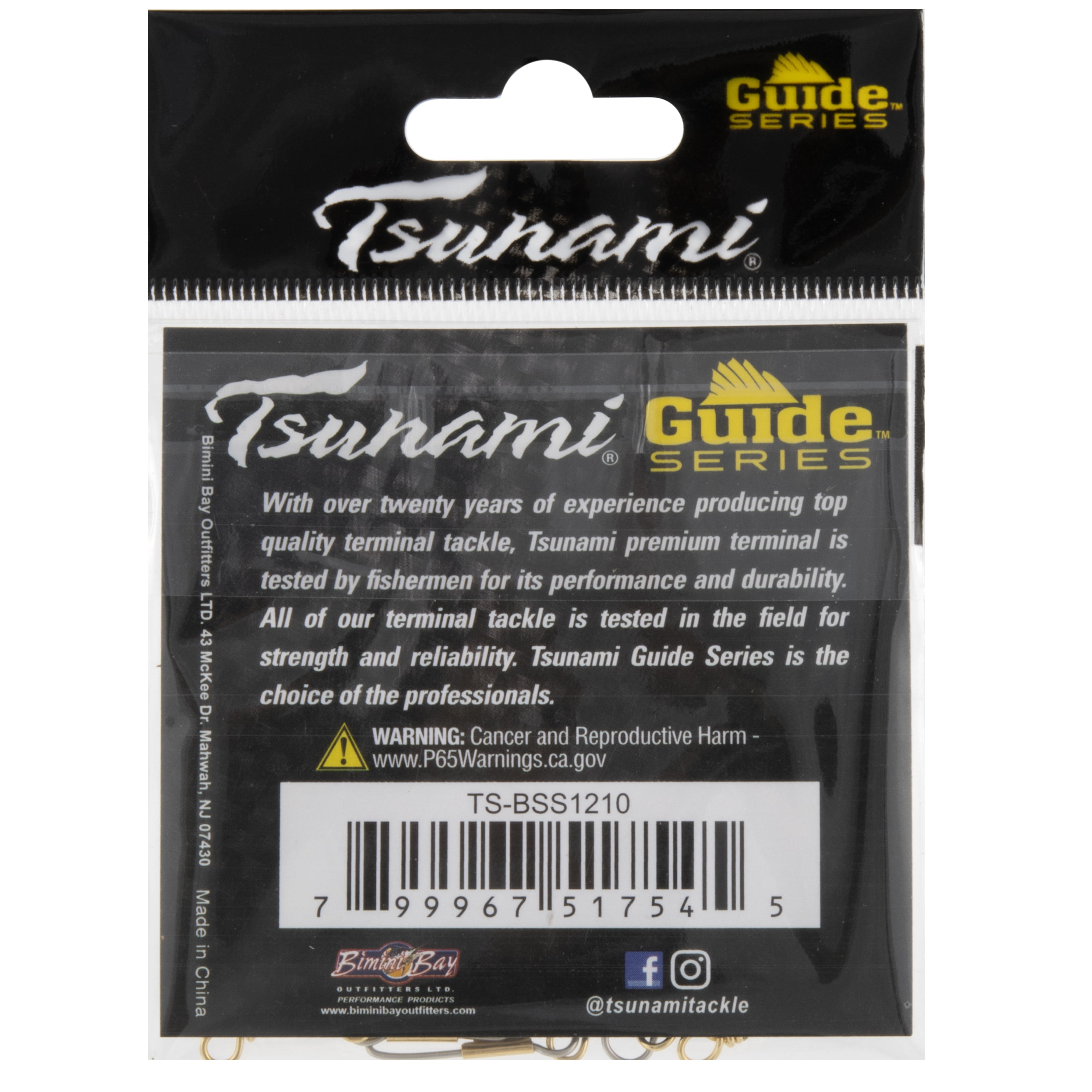 (6 pack) Tsunami Brass Snap Swivel Size #7 – Fishing Terminal Tackle