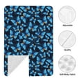 thumbnail image 4 of Car Seat Cover Baby - Blue butterfly Breathable Infant Car Seat Cover for Baby Carseat, Lightweight Comfort Baby Essentials Must Haves Newborn Stuff for Girl Boy, 4 of 7