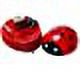 thumbnail image 4 of Jinsinto Binnan Mini Electric Tabletop Vacuum Cleaner, Dust Cleaner, Ladybug Pattern - Red, 4 of 5