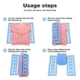 thumbnail image 3 of Shirt Folding Board, Space Saving Clothes Folder,Shirt Folding Auxiliary Board Clothes 2pcs, 3 of 5