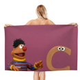thumbnail image 1 of Ernie Toalla de playa de secado rápido con diseño temático, regalo para mujeres y niñas, ideal para cumpleaños, fans, amantes de la música, uso en la playa o al aire libre,78*160cm, 1 of 6