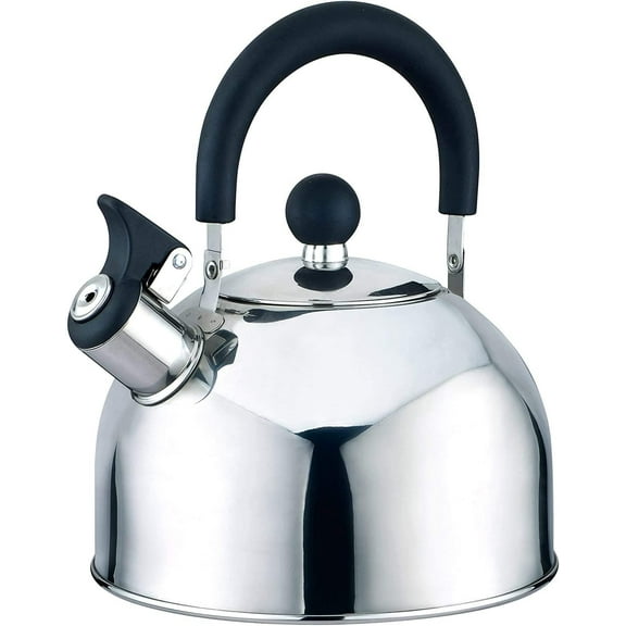 J&V TEXTILES Stainless Steel Whistling Tea Kettle, 2.5-Quart