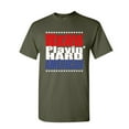 thumbnail image 1 of Tee Hunt Working Hard Playing Hard T-Shirt American Patriot Inspirational Mens Shirt, Military Green, 4X-Large, 1 of 5