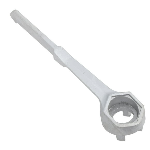 Bung Wrench 10 Inch Aluminum Drum Plug Wrench Barrel Opener Tool for 10 15 20 30 55 Gallon Bung Cap