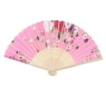 thumbnail image 3 of Prettyia Fans Silk Bamboo Folding Fan for Church Party Decoration Pink, 3 of 8