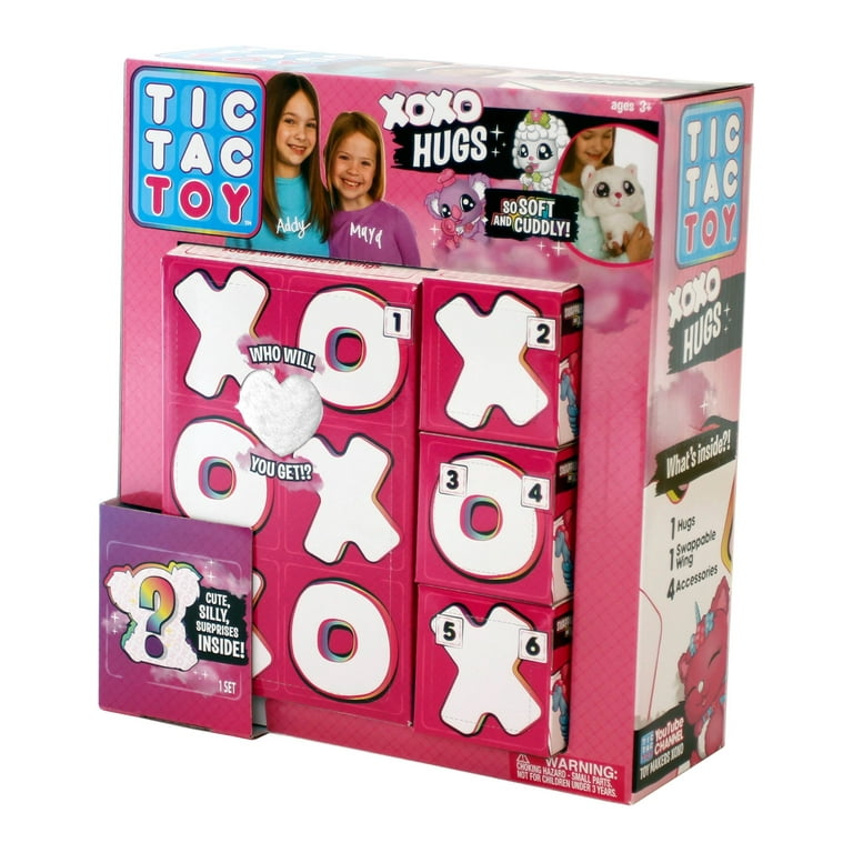 Tic Tac Toy XOXO Hugs Plush, White