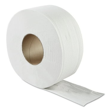 GEN JRT Jumbo Toilet Paper, 2-Ply, White, 3.3" x 500 ft, 8.85"Dia, 12/CT