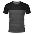thumbnail image 4 of Cathalem Men T Shirts Short Sleeve Crew Neck Soft Fitted Tees,Gray L, 4 of 4