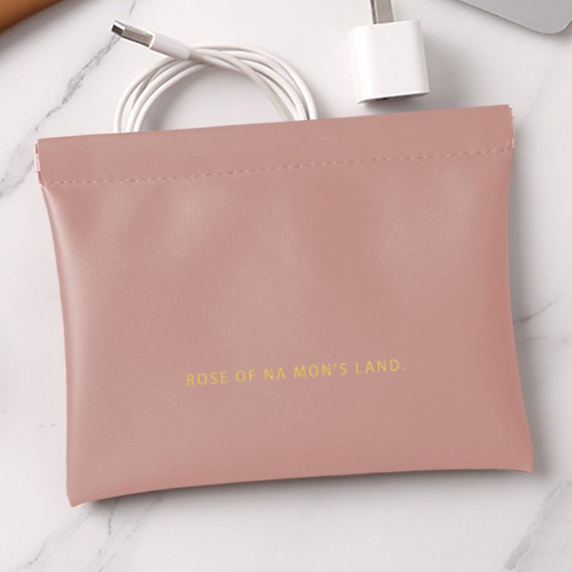 Bolsa de Almacenamiento de Cable de Datos Xihbxyly Bolsa Portátil para Auriculares con Cable Bolsa de Lápiz Labial con Cierre Automático Bolsa Mini para Metralla