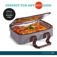 thumbnail image 2 of Rachael Ray Lasagna Lugger - Small Bias Plaid Sea Salt, 2 of 7