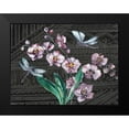 thumbnail image 2 of Tre Sorelle Studios 24x19 Black Modern Framed Museum Art Print Titled - Boho Orchid landscape black, 2 of 5