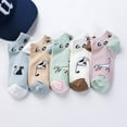 thumbnail image 4 of Adorable Cat - Print No Show Socks Soft for Casual 5Pk, 4 of 4