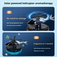 thumbnail image 3 of Solar Power Air Freshener for Car, Helicopter Aromatherapy Solar Energy Rotating Fragrance for Dashboard, Automotive Interior Decoration Purifiers, Fresheners Diffusers for Essential Oils, 3 of 9