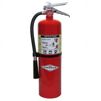 Amerex 10 lb ABC Fire Extinguisher w/ Brass Valve & Wall Hook (1 Unit)