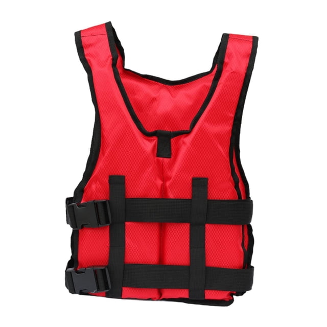 koolsoo Veste de Natation Gilet de Flottabilité Multifonction pour Voile Plongée en Apnée Wakeboard Rouge