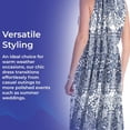 thumbnail image 5 of Lace Printed Maxi Dress for Women, Sleeveless Summer Sundress, Long Flowy Loose, 5 of 8