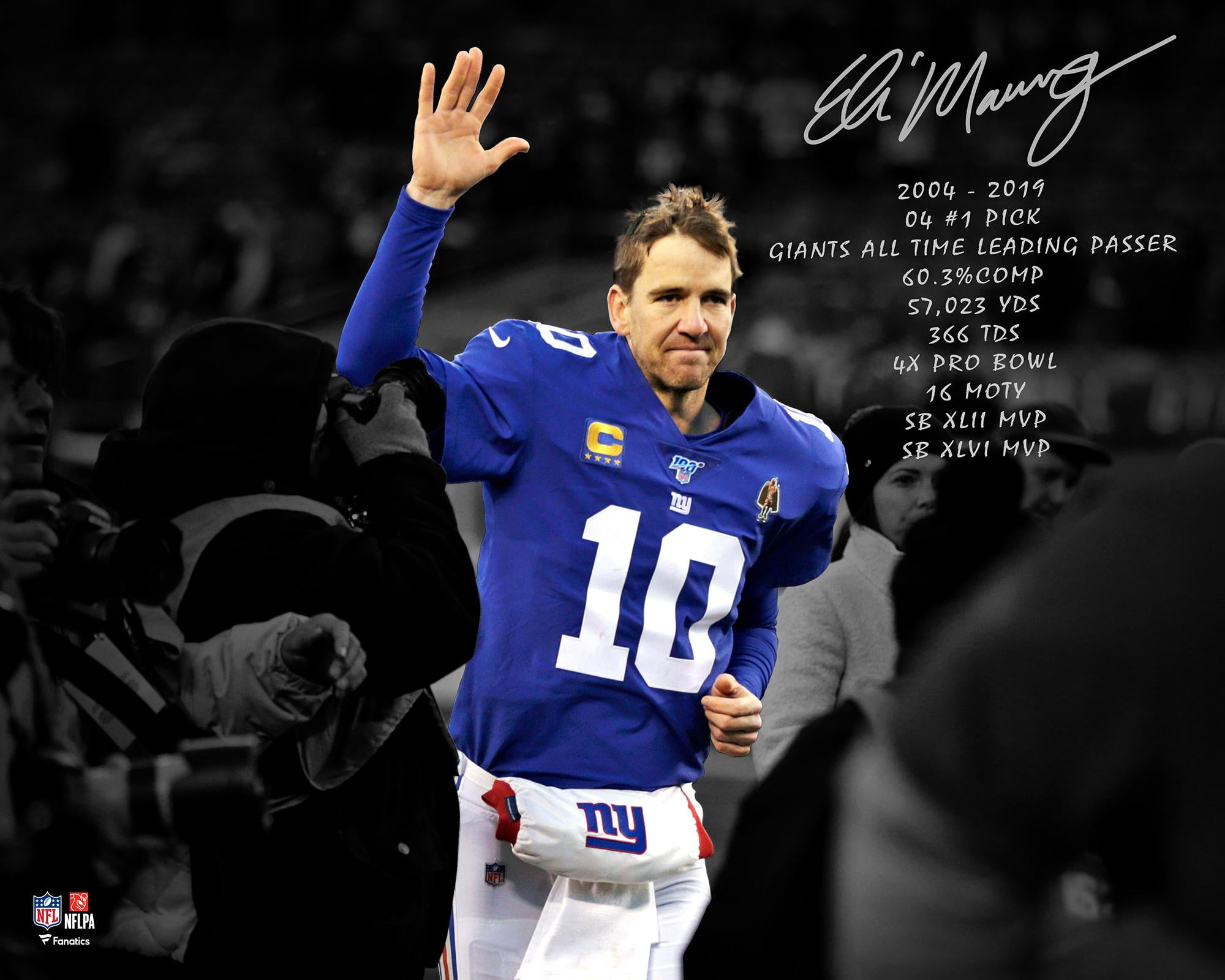 eli manning jersey signed