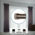 thumbnail image 3 of InStyleDesign  1.5-inch Side Curtain Rod (Set of 2) - 12 to 20 inches Black Black Finish, 3 of 3