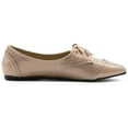 thumbnail image 5 of Ollio Women's Ballet Shoes Flat Pointed Toe Oxford 1M1818, 5 of 6