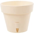 thumbnail image 2 of DecoPots - Self Watering Planter - 12.8" Diameter - 10.8 inches Height - Flower Pot with Bottom Watering Level Indicator for All House Plants, Flowers, Herbs Diameter 12.8", Cream, 2 of 9