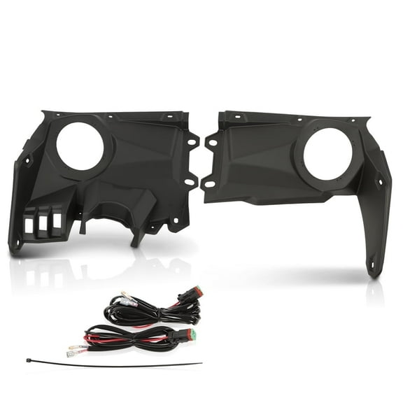 CROSSDESIGN Dash Speaker Stereo Panel Mount Pods Audio Kit Fit for 2017-2023 Can Am Maverick X3