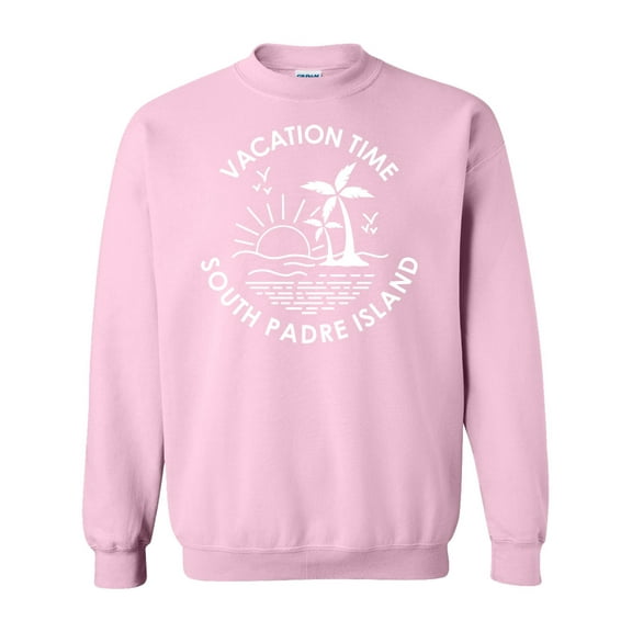 Inktastic Vacation Time in South Padre Island Adult Sweatshirt