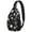 Abstract, variant on Fresh Strawberry Print Travel Sling Backpack, Lightweight and Durable Crossbody Sling Bag for Cycling, Shopping, Hiking, and Photography