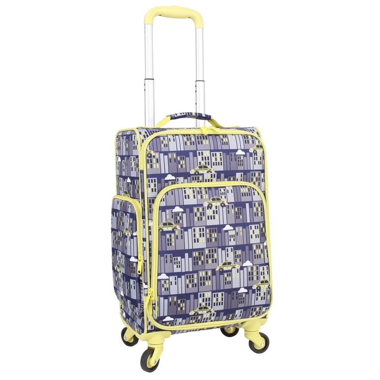CRCKT Kids 21-Inch Softside Carry-On Luggage, Midnight City Taxi photo 4