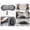 Gray, variant on Vruelia Triple Fusion Back Massager,2025 New Electric 3 in 1 Back Massager for Pain Relief Deep Tissue,with Traction,Vibration & Heat and Against Pain for Neck,Shoulder,Backs