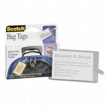 pouch tag scotch luggage laminating self pouches bag