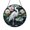 Acrylic 3.5 Inch, variant on Heron Bird Stained Glass Style Window Hanging – Botanical Wildlife Art