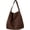 Coffee, variant on Slouchy Suede Hobo Handbag Trendy Purse for Women Large Vintage Shoulder Bag Winter Top Handle Satchels Tote Handbag