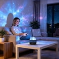 thumbnail image 4 of USB RGB Rotating Galaxy Projector Night Light, Color Changing Ambient Lamp with Disco Ball Lens, USB Powered Portable Star Projection Light for Bedroom Kids Room Party Sleep Decor, 4 of 9