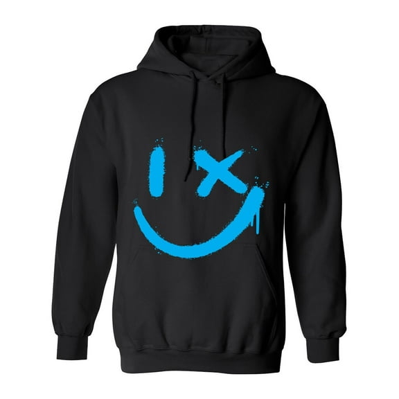 Smile Wink Sarcastic Humor Novelty Funny Men's Hoodies