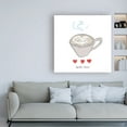 thumbnail image 3 of Trademark Fine Art 'Latte Love' Canvas Art by Sue Schlabach, 3 of 3