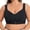 Black, variant on Lumistal Bras for Women No Underwire Front Closure Wireless Full Cup Bra Side Breast Support Anti Sagging Comfort Bra Plus Size Bras for Women XL