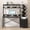 Black, variant on YANGLI 52" Reversible Computer Desk with Hutch, Drawers & Bookshelf, White